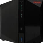 Asustor AS5402T NAS 2 Baias com Intel Quad-Core, 4GB DDR4, 4 Slots NVMe e Dual 2.5GbE